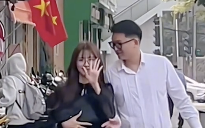 Ngọc Huyền và cháu trai NSƯT Chí Trung bị "quay lén" trên phố, lần đầu cùng lộ diện sau đám cưới thái độ thế nào?