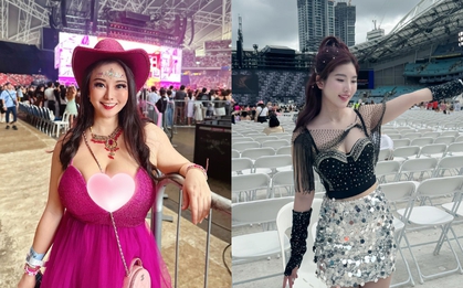 Gái xinh xả ngày ngày đầu cực "cháy" ở concert Taylor Swift: Lên đồ lồng lộn chiếm spotlight, hát 3 tiếng không thấy mệt!
