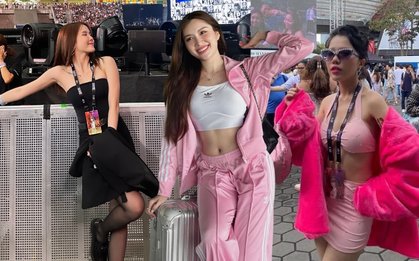 Mỹ nhân Việt đi xem Taylor Swift mà tưởng tới concert BLACKPINK: Đồ đen hồng phủ sóng mạnh mẽ