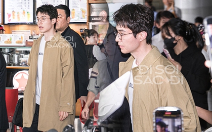 HOT: "Thần chết" Lee Dong Wook đổ bộ Tân Sơn Nhất, visual tuổi 43 soái ngời ngời "chấp" hết ống kính cam thường!