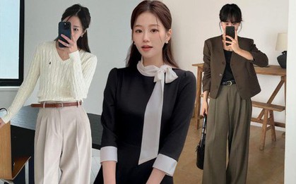 10 set đồ công sở màu trung tính giúp các nàng mặc đẹp trong nháy mắt