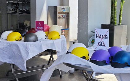 Livestream dùng mẫu Nón Sơn thật, giao hàng giả