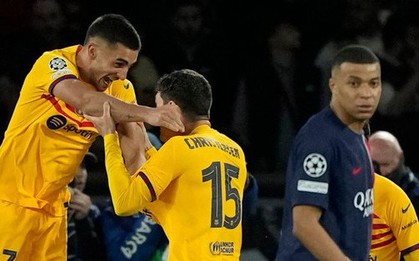 Mbappe “im hơi lặng tiếng”, PSG bại trận trước Barcelona sau màn rượt đuổi tỷ số kịch tính