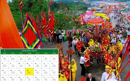 Lịch nghỉ lễ Giỗ Tổ Hùng Vương 2024 mới nhất