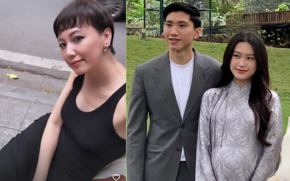 Mẹ bầu Doãn Hải My khoe nhờ gen của mẹ ruột trẻ đẹp mà không bị phá nét khi mang thai lần đầu, bí quyết giữ dáng thì sao?