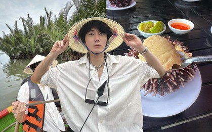 "Rể Việt" Jung Il Woo tung hoành khắp Hội An: Khoe đi thuyền thúng nhưng thử "bộ môn" cảm giác mạnh không thì... chưa biết!