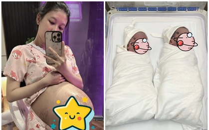 Mẹ trẻ công khai rõ vùng bụng biến đổi gây sốc khi mang thai đôi, netizen vừa xót xa vừa nể phục