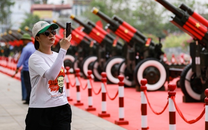 Cận cảnh dàn pháo lễ tham gia Lễ kỷ niệm 70 năm chiến thắng Điện Biên Phủ