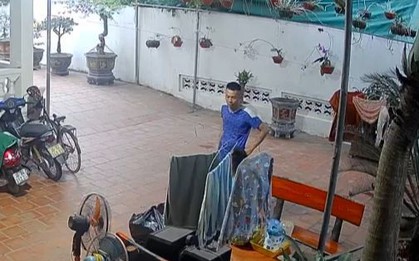 Clip phạm nhân trốn trại đi vào nhà dân ở Thanh Hoá