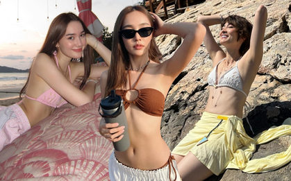 Sao Thái thi nhau đi biển, lên đồ đủ style, chụp ảnh cực... "cháy"