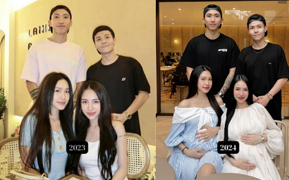 Khung hình cực đỉnh: Doãn Hải My lộ vai trần đọ sắc với ái nữ đại gia Minh Nhựa, hai mẹ bầu xinh đẹp nhất là đây