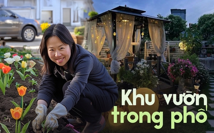 Chẳng cần về quê, cô gái mua một mảnh đất rộng 60m2 chỉ để trồng rau sạch, hoa tươi ngay giữa thành phố