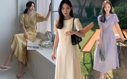4 mẫu váy liền tươi trẻ, nhất định phải có trong tủ đồ mùa hè của quý cô trên 40 tuổi