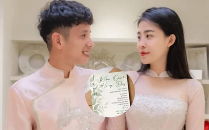 Tiệc cưới đặc biệt toàn món chay của cầu thủ Hồng Duy và vợ thạc sỹ