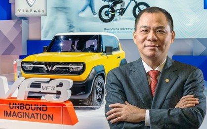 Tỷ phú Phạm Nhật Vượng đem xe điện VinFast VF 3 lên Shopee, livestream bán hàng qua KOLs, nhận ngay 27.700 đơn đặt cọc sau hơn 2 ngày!