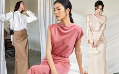 9 mẫu chân váy lụa dáng dài từ 150k tôn dáng hiệu quả và ghi điểm sang chảnh