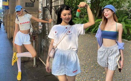 Boxer shorts - chiếc "quần lười" đang hot: Mát mẻ, xinh xắn, hợp cho những ngày chẳng biết mặc gì