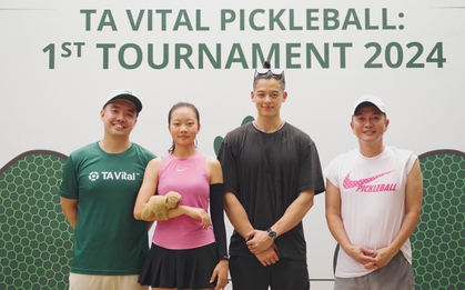 Giới trẻ đổ xô dự giải Pickleball lớn nhất Việt Nam: Hot Tiktoker Trí Thịt Boà hội ngộ Sophia Phương Anh