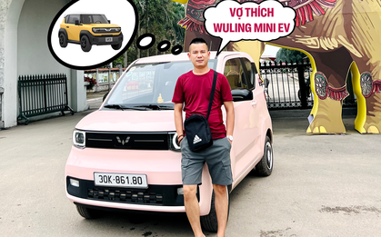 Mua Wuling Mini EV cho vợ, chủ xe chia sẻ: 'Quan tâm VinFast VF 3 nhưng chiều theo ý thích của vợ'