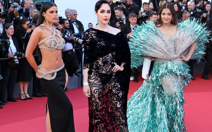 Đường đua mặc xấu trên thảm đỏ Cannes 2024 và những màn khát center của loạt nhân vật vô danh