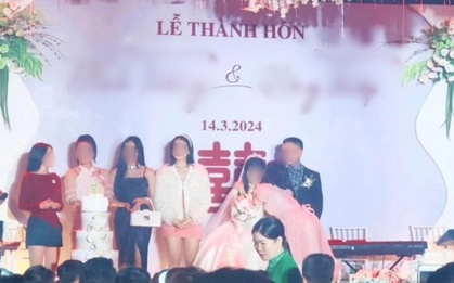 Xôn xao chú rể Hà Nam dắt 5 người yêu cũ lên sân khấu "toang" với vợ sau 2 tháng kết hôn, netizen chỉ ra chi tiết đáng ngờ!
