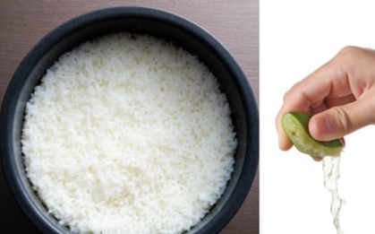 Vắt vài giọt nước cốt chanh vào nồi cơm trước khi nấu có tác dụng gì?