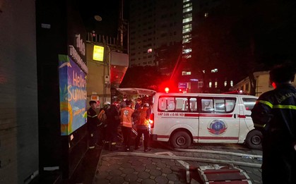 Hiện trường vụ cháy nhà trọ ở Trung Kính khiến 14 người tử vong
