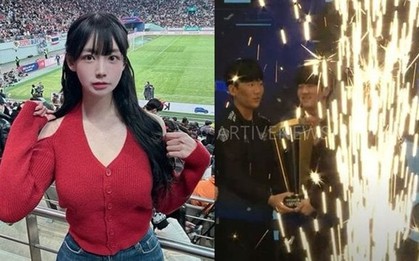 MC thể thao bị pháo điện bắn trúng mặt khi đang dẫn chương trình