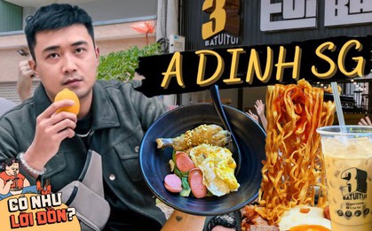 Ăn thử quán mì trộn của hot TikToker A Dinh Sài Gòn: Nếu bỏ 50k để ăn tô mì này thì không đáng, vì nó quá... bình thường