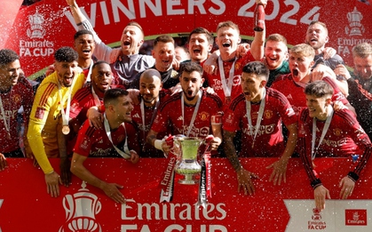 Garnacho và Mainoo lập công, MU đả bại Man City để đăng quang FA Cup