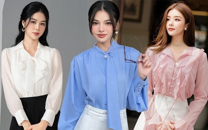 9 mẫu sơ mi “bánh bèo” từ 300k, giúp style tới công sở thêm phần điệu đà, nữ tính