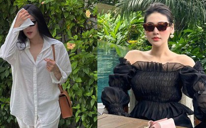 Chuyên diện đồ màu trung tính nhưng Dương Tú Anh vẫn có style đi du lịch nổi bật, sang xịn mịn
