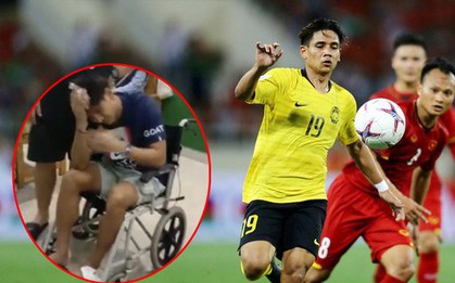 Ngôi sao tuyển Malaysia phải ngồi xe lăn vì bị cướp tấn công