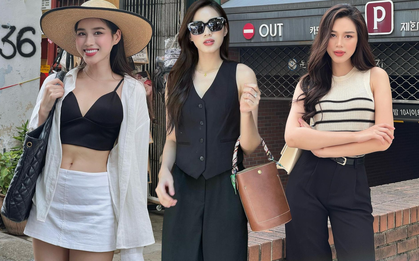 Tủ đồ tông đen - trắng của Đỗ Hà: Đơn giản mà siêu sang, ngắm xong bạn sẽ chẳng còn thiết sắm đồ cầu kỳ