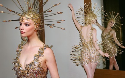 Anya Taylor-Joy biến buổi công chiếu phim thành Met Gala thu nhỏ: Chọn váy quá đỉnh nhưng ngồi cực khó