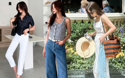 10 set đồ denim dành cho quý cô trên 40 tuổi
