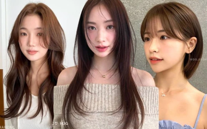 5 kiểu tóc nhuộm nâu trẻ trung, tôn da sáng bật tông