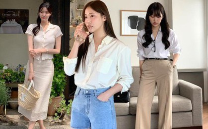 Tự tin mặc đẹp với 4 cách diện áo sơ mi trắng sành điệu