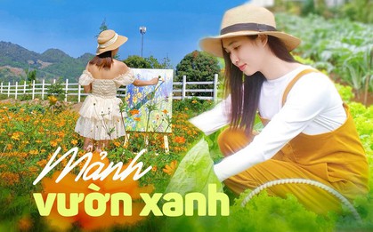 Khu vườn đẹp ấn tượng của cô gái 30 tuổi: Rau trái thu hoạch quanh năm mà chi phí cải tạo chỉ 10 triệu đồng