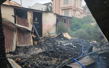 Hiện trường tang thương vụ cháy khiến 3 anh em tử vong ở Đà Lạt: Các cháu về thăm bà ngoại dịp hè