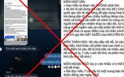 Mời công an điều tra người tung tin lộ đề thi tốt nghiệp THPT 2024