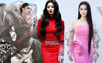 Phạm Băng Băng chạy show Paris Haute Couture Week: 3 ngày với 6 tạo hình, suốt ngày bị Getty Images hại