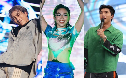 Bất chấp cơn mưa nặng hạt, Tóc Tiên - Karik - HIEUTHUHAI cùng dàn sao vẫn “quẩy” banh CLEAR WATERA FESTIVAL!