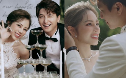 Bộ ảnh cưới tại Đà Lạt của Huỳnh Anh và bạn gái hơn 6 tuổi: Visual xịn cả đôi, còn "khoá môi" ngọt ngào