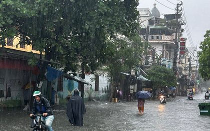 Vì sao Quảng Ninh và Hải Phòng mưa lớn kéo dài, ngập sâu?