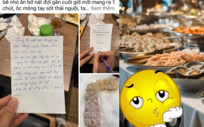 Bỏ 500k ăn buffet tại nhà hàng nổi tiếng Hà Nội, thực khách thất vọng: Hải sản óp, có con ôi hỏng, ăn về còn chịu cảnh "tào tháo đuổi"