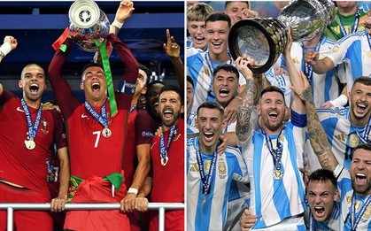 Sau 8 năm, Messi nghẹn ngào vô địch theo cách giống Ronaldo đến khó tin: Từ những giọt nước mắt cho đến niềm vui vỡ òa
