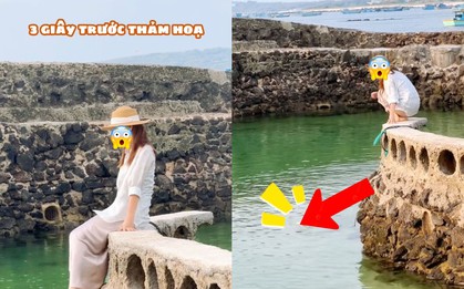 Mỹ nhân Vbiz check-in nàng thơ ở địa điểm hot, không ngờ 3 giây sau gặp sự cố nhiều người dễ mắc phải!
