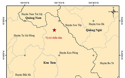 Thêm 8 trận động đất xảy ra ở Kon Tum