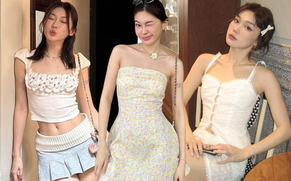 Đỉnh như gái xinh hút hơn 1,2 triệu followers: Toàn váy áo dưới 500k mà trông style vẫn mê hết nấc